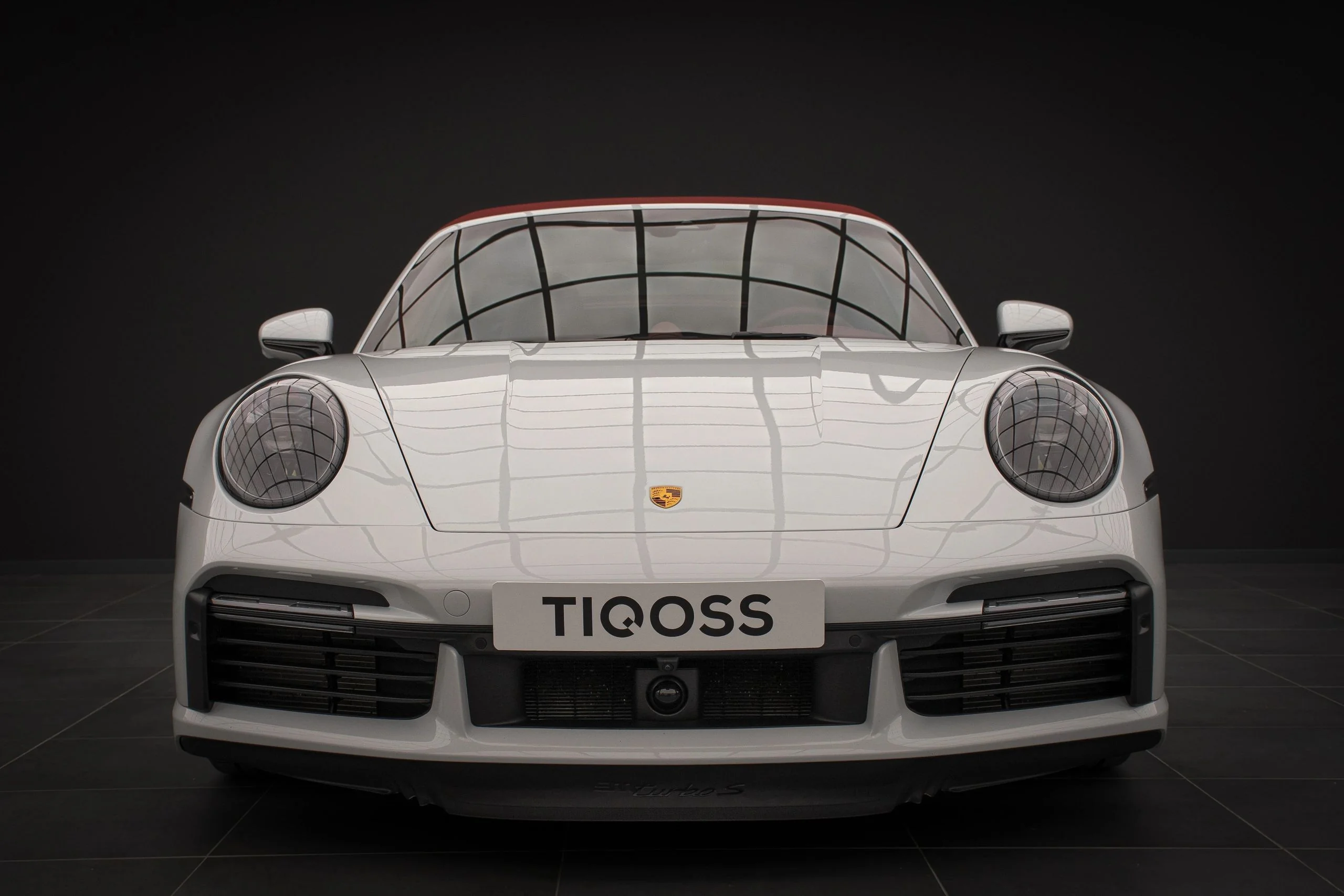 Porsche 911 Turbo S front three-quarter view