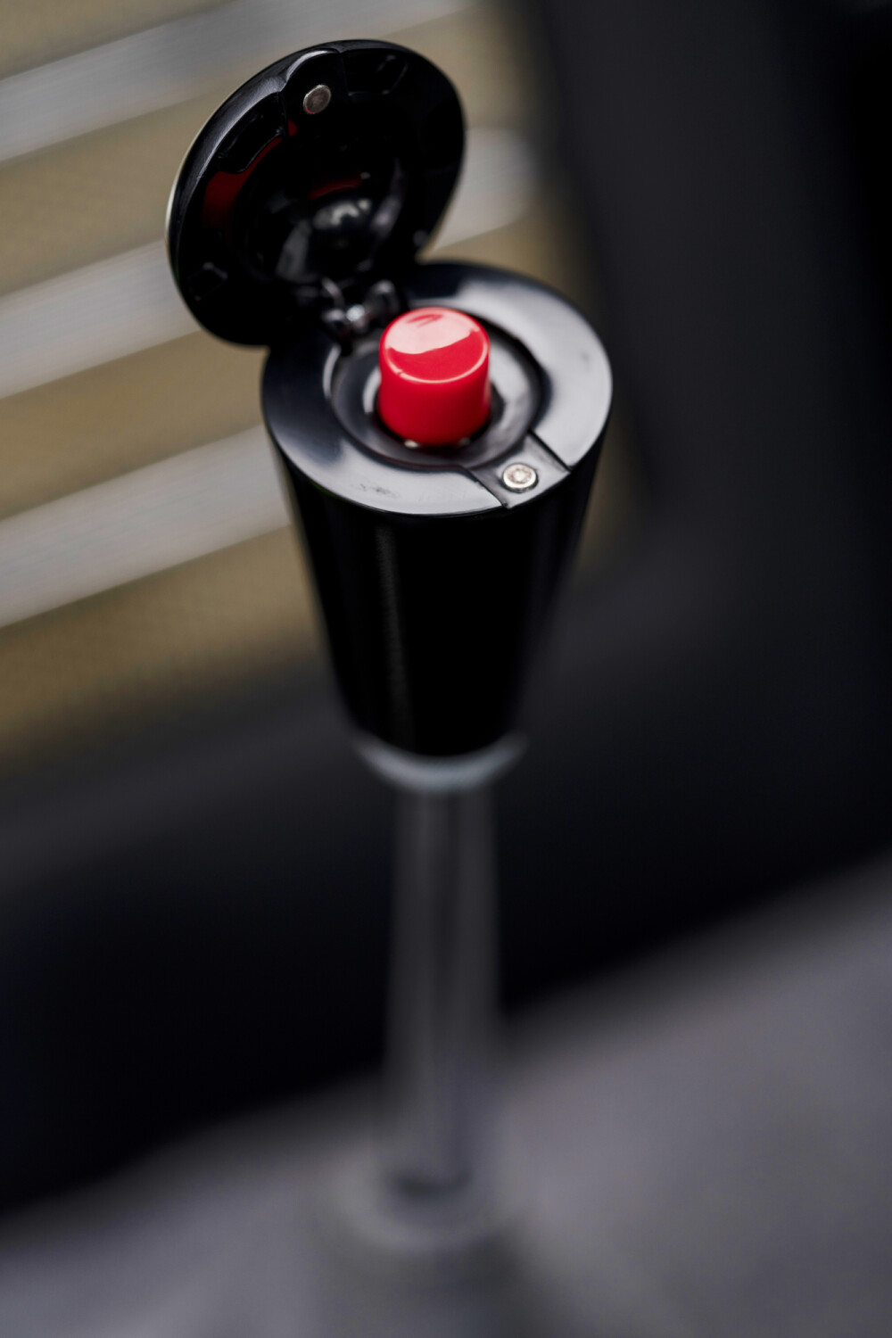 Aston Martin DB5 gear knob with red ejector-seat button