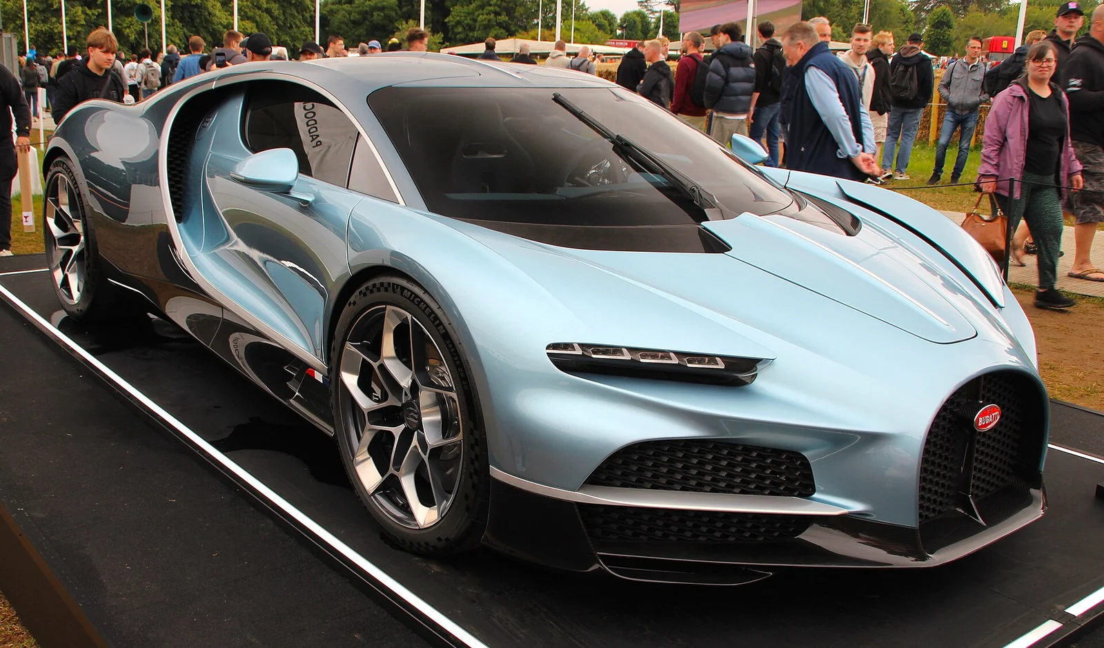 Bugatti Tourbillon at the 2024 Goodwood Festival of Speed, front three-quarter