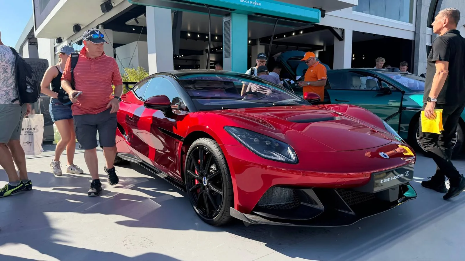 Denza Z Coupe front three-quarter at Goodwood Festival of Speed 2026