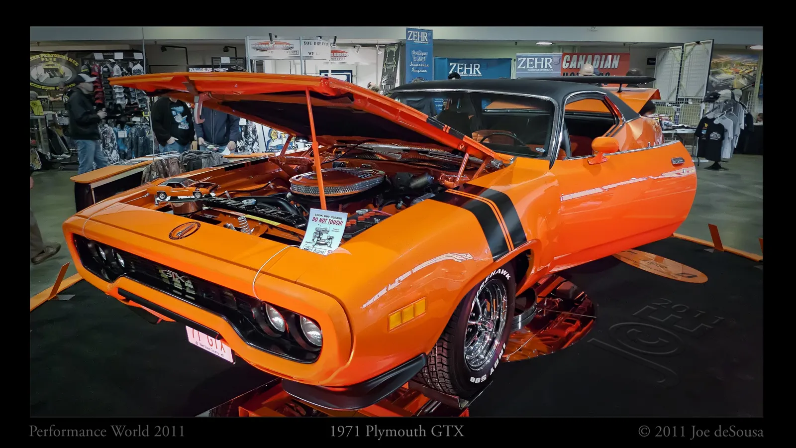 Orange 1971 Plymouth GTX, one of Dom Toretto’s cars in The Fate of the Furious