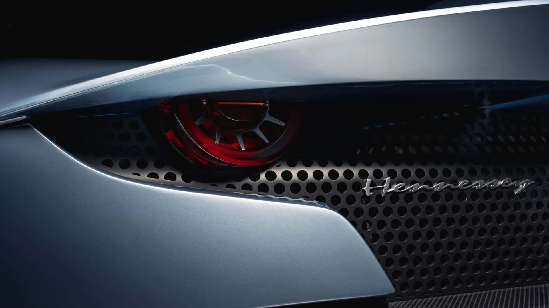 Hennessey Blackbird six-speed gated manual shifter and center console &mdash; machined metal gate, exposed linkage, aviation-inspired switches