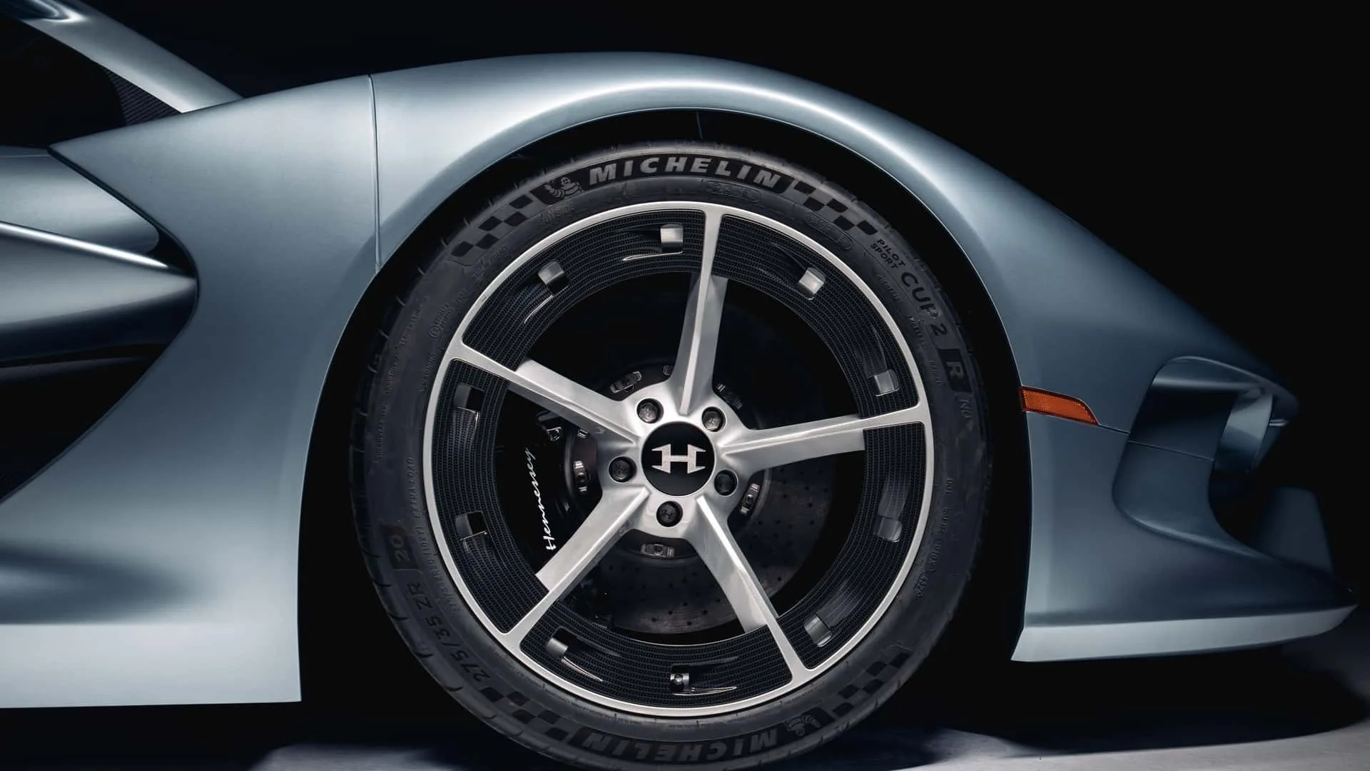 Hennessey Blackbird paired with a Lockheed SR-71 Blackbird spy plane in a hangar &mdash; direct aerospace design inspiration