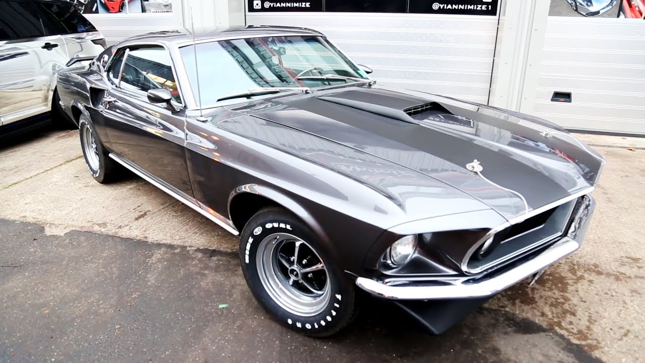 John Wick’s 1969 Mustang in a scene from the film