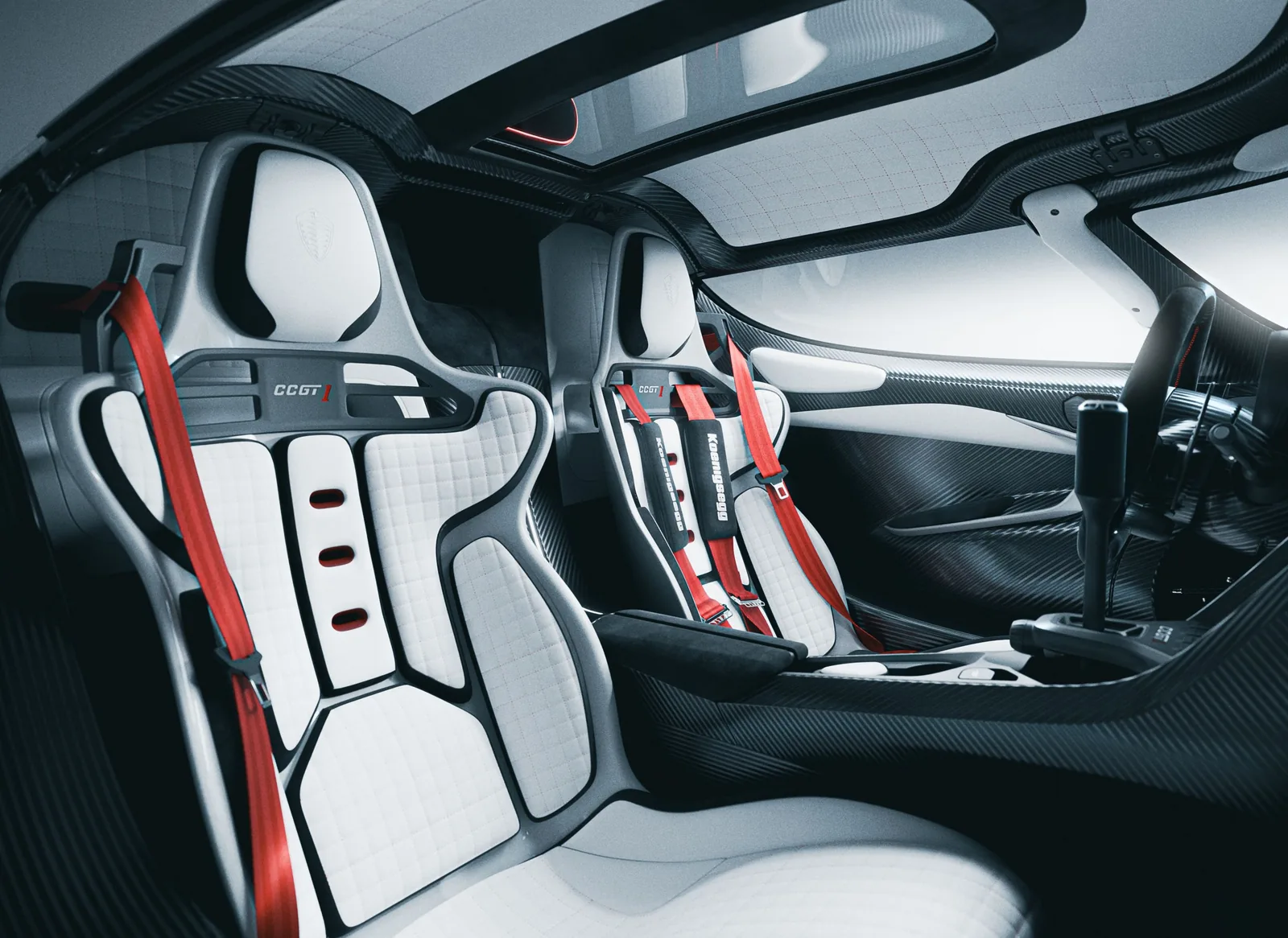 Koenigsegg CCGT1 rear three-quarter view highlighting active wing, dual exhausts and GT1-derived diffuser