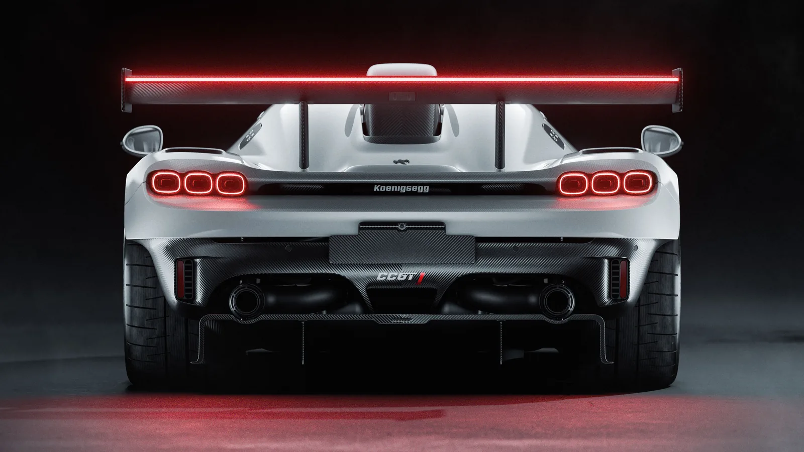 Koenigsegg CCGT1 side profile view showing GT1-inspired proportions, side vents and low-slung stance