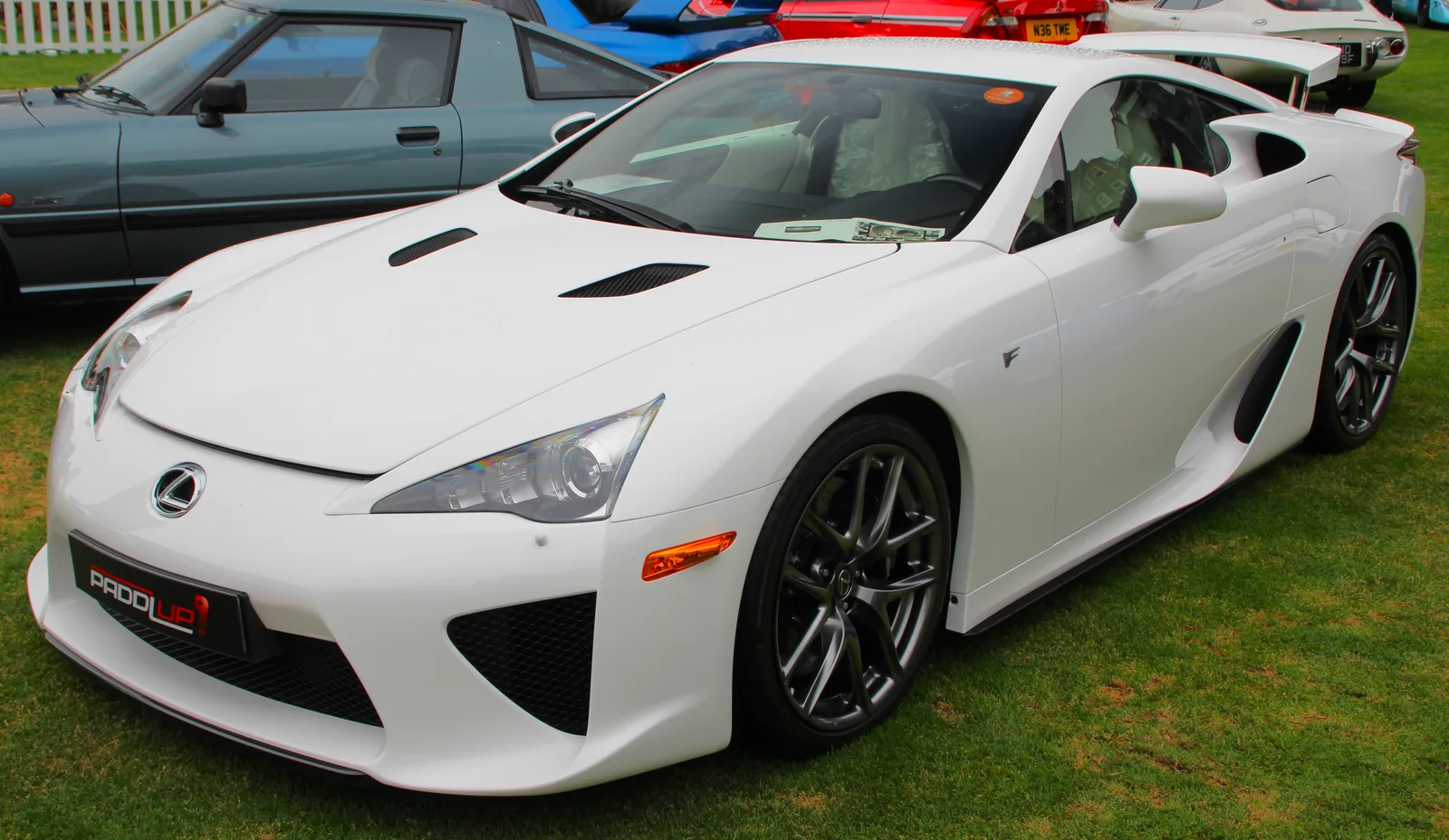 2011 Lexus LFA in Whitest White paint at Goodwood Festival of Speed, hand-built V10 supercar, one of 500 units produced 2010-2012