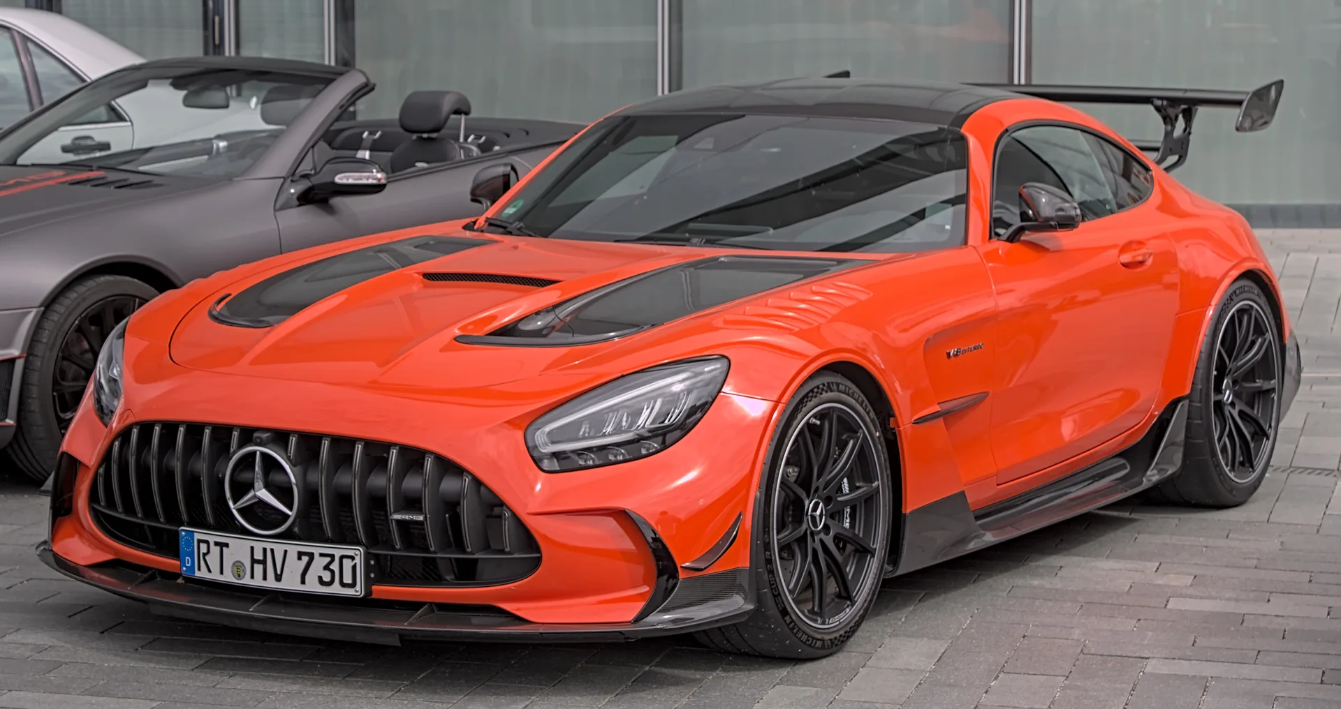 Mercedes-AMG GT Black Series front three-quarter view