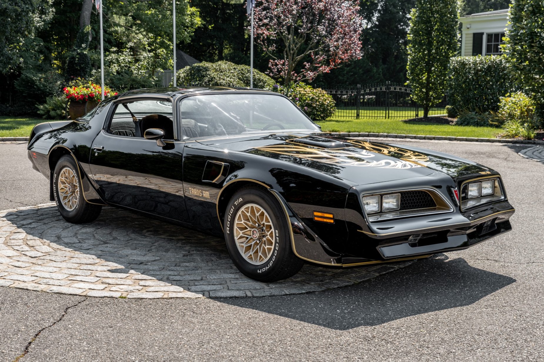 Black and gold Pontiac Trans Am from Smokey and the Bandit