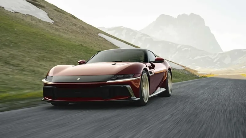 Ferrari 12Cilindri Manuale in Rosso Rubino — 830 HP naturally aspirated V12 with 6-speed gated shifter, limited to 1,499 units