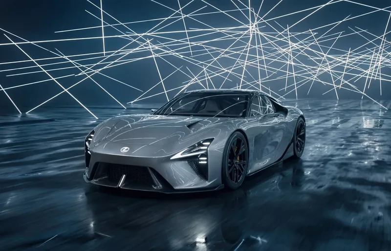 Lexus LFA Concept all-electric sports car public debut at Goodwood Festival of Speed 2026