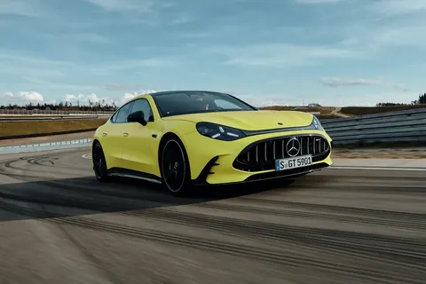 Mercedes-AMG GT 4-Door Coupé EV (2027) — 1,169 HP Axial-Flux Hypersaloon Targets the Taycan