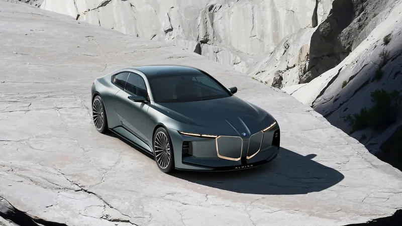 Vision BMW Alpina concept — 5.2 m four-seat V8 grand tourer revealed at Villa d'Este 2026