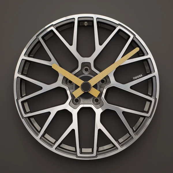 Series 911 — Gold carbon wall sculpture by TIQOSS