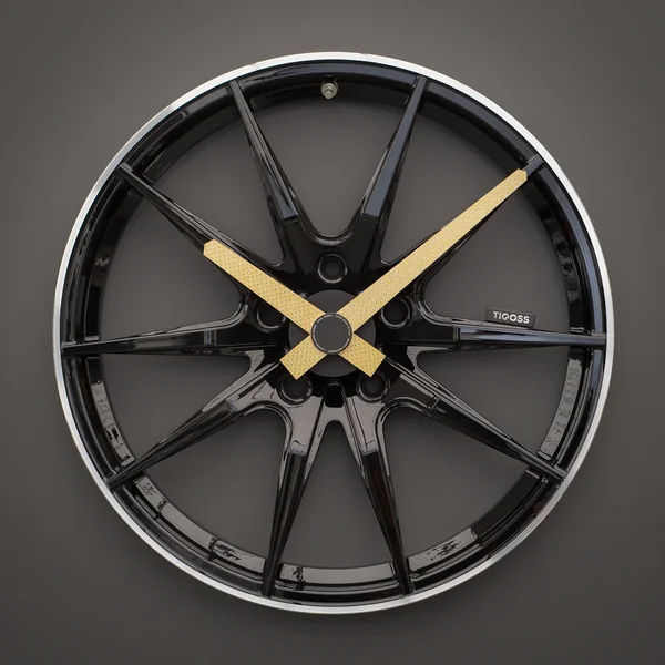 Series AMG — Gold carbon wall sculpture by TIQOSS