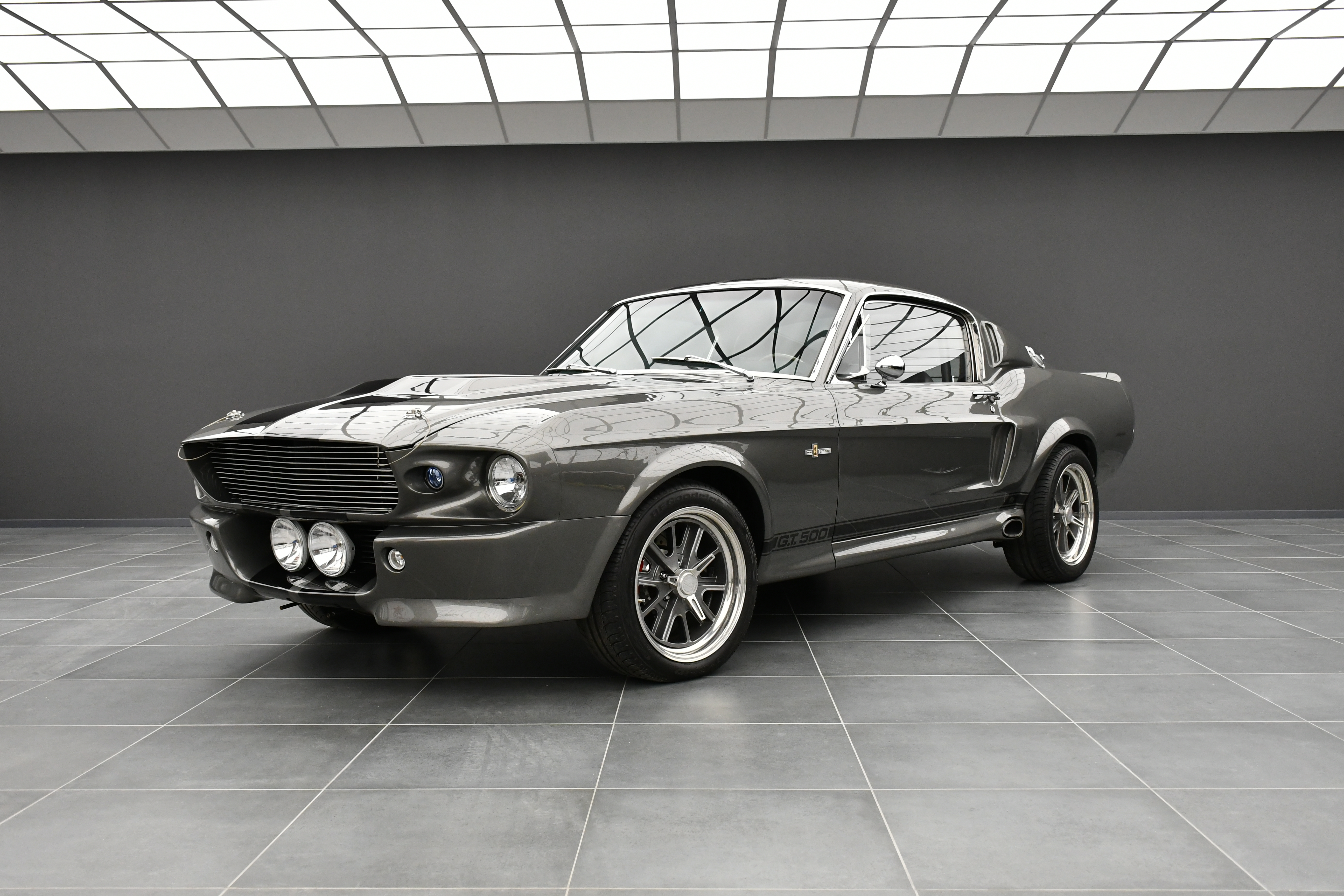 Ford Mustang Eleanor garage wallpaper Batman Garage