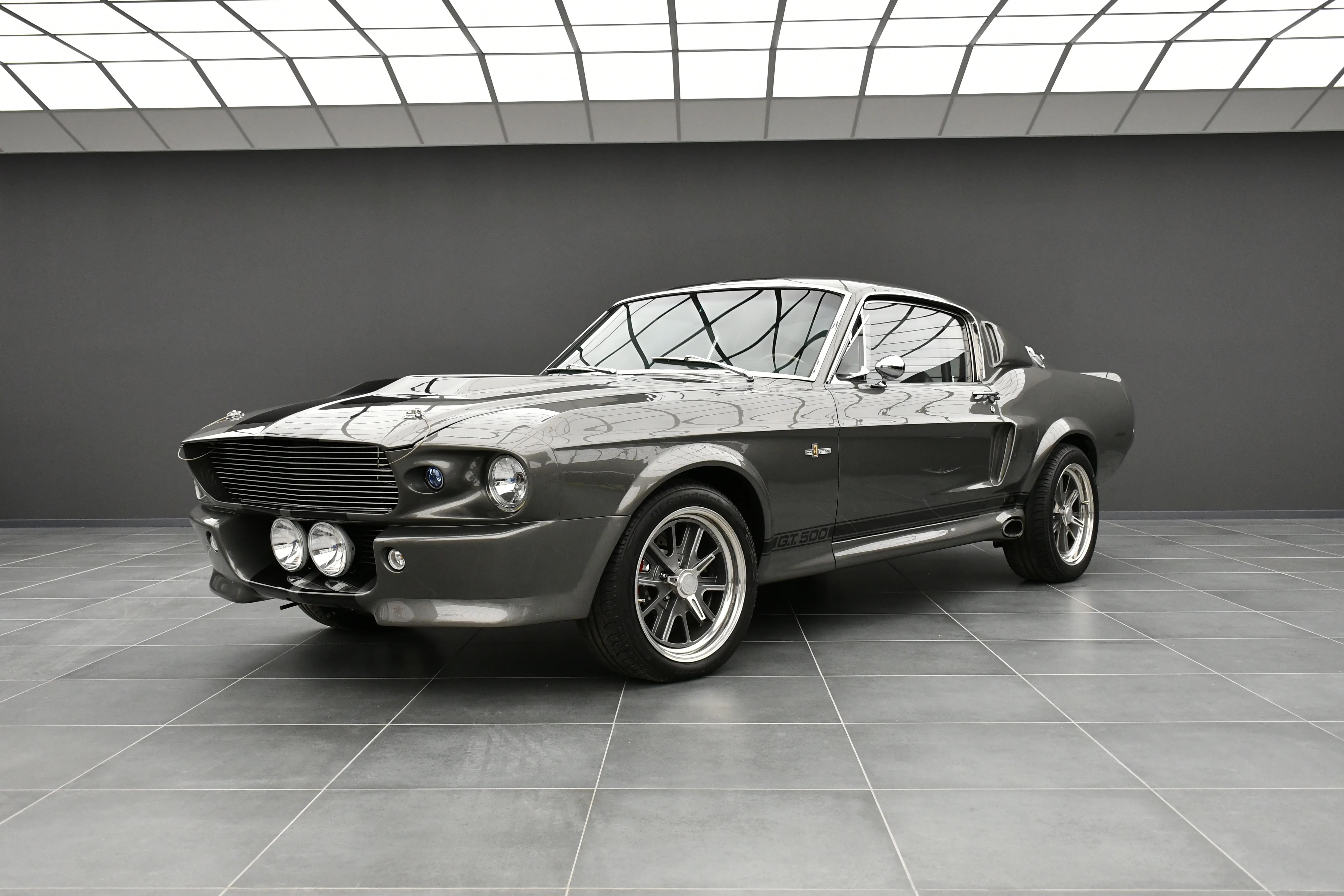 Ford Mustang Eleanor garage wallpaper Batman Garage